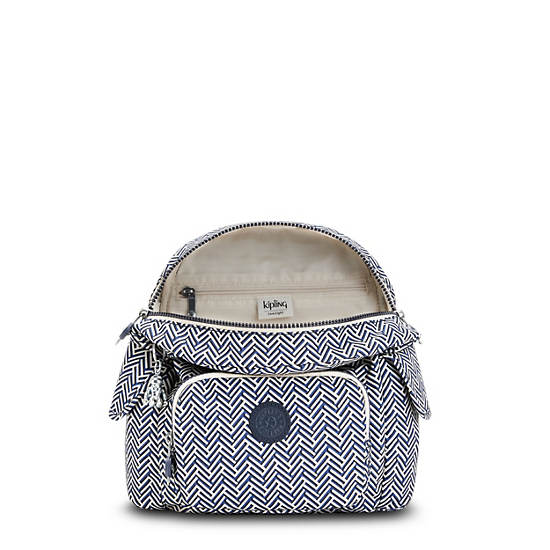 Kipling City Pack Mini Printed Ryggsäck Vita | SE 1721LI